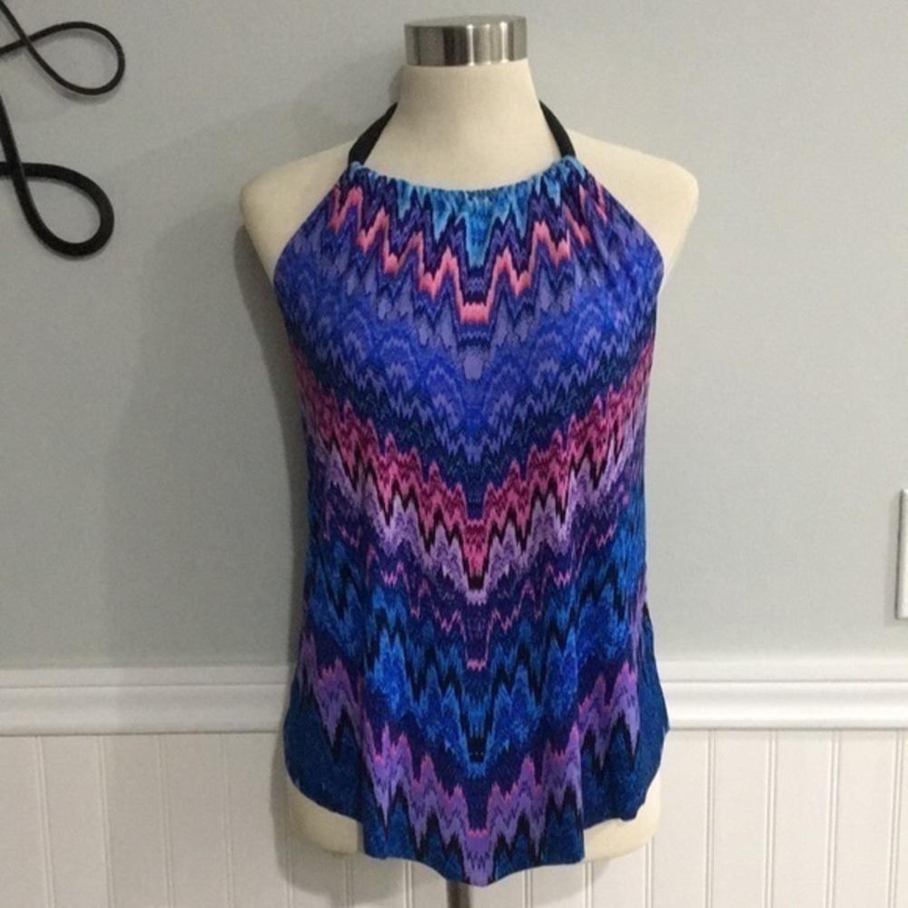 Aqua Green Halter Swim Tankini size Small
